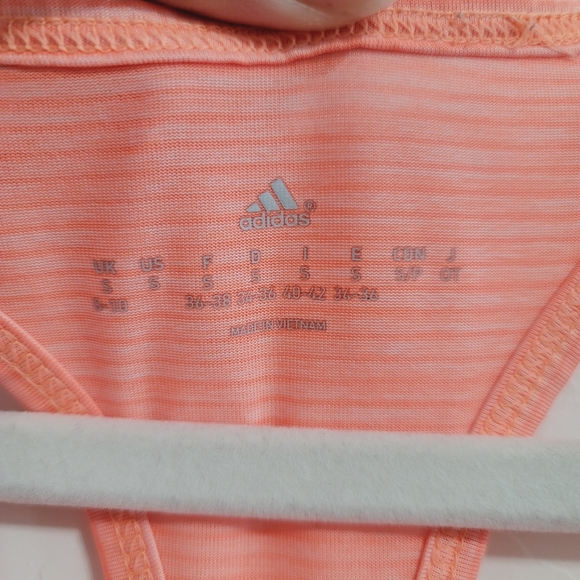 💕 Adidas Bright Orange Tank Top Size Small - Picture 7 of 15